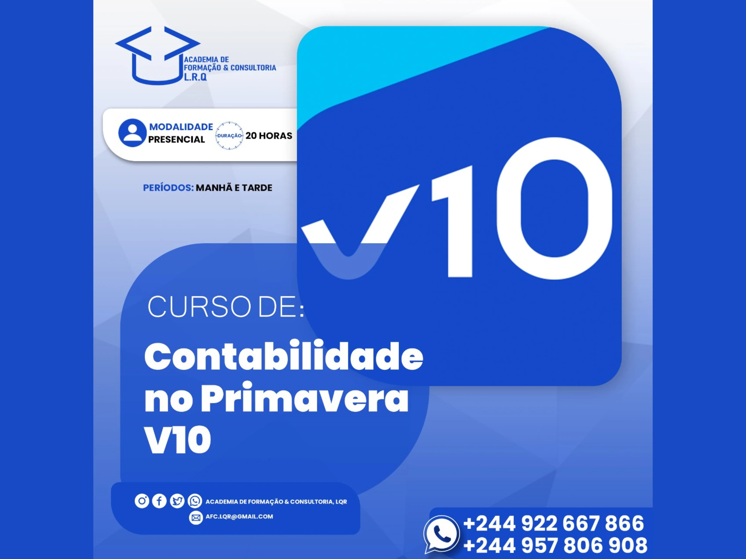 Contabilidade no Primavera V10